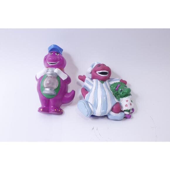 Barney the Purple Dinosaur, Nightlight and Switch Plate Cover, Nursery - Picture 1 of 3